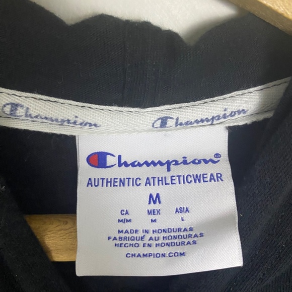 Champion Black Middleweight Hooded Long Sleeve Jersey Men's M - Picture 5 of 10